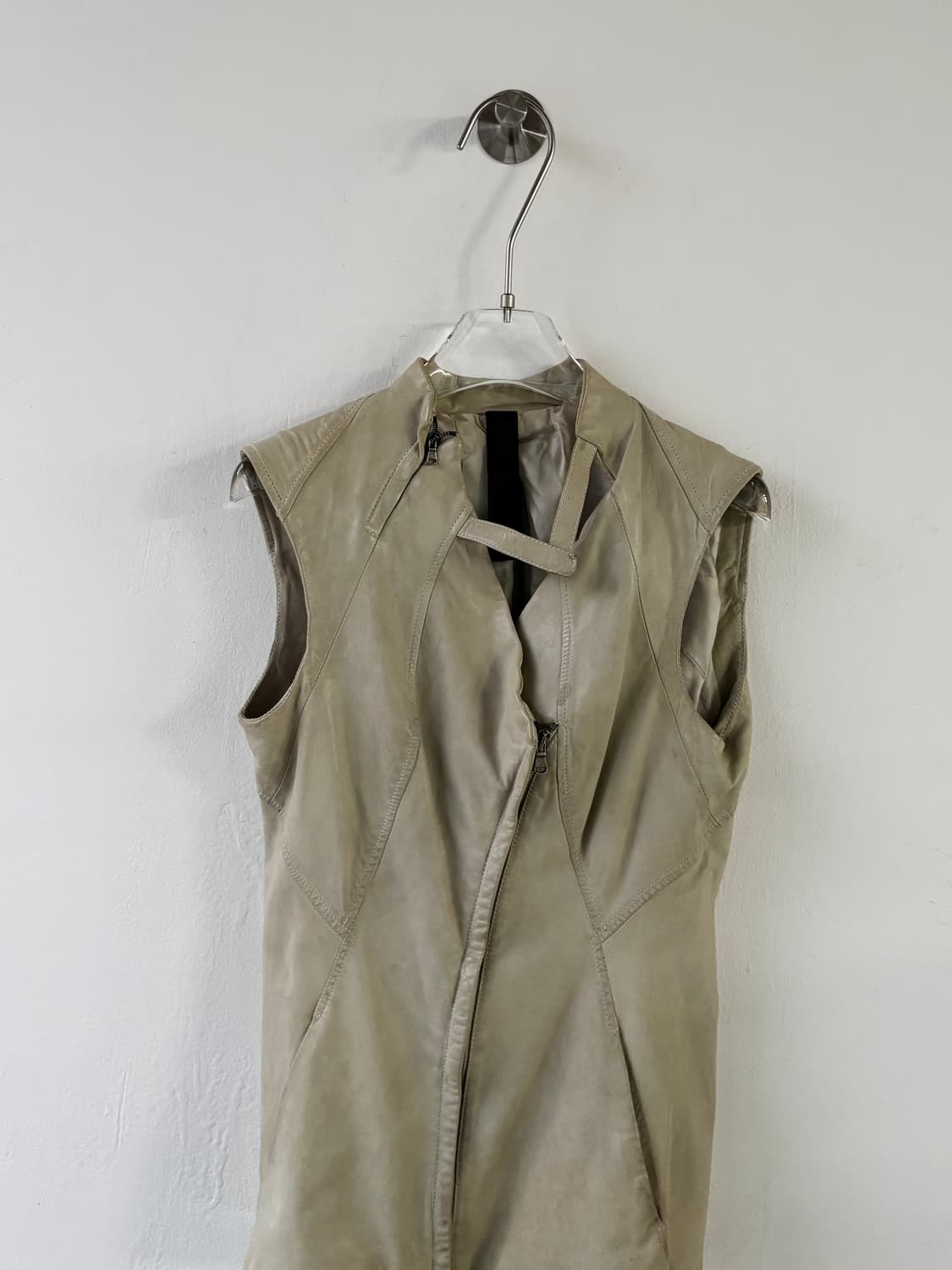 일라리아 니스트리 램스킨 레더 베스트  상품이미지2