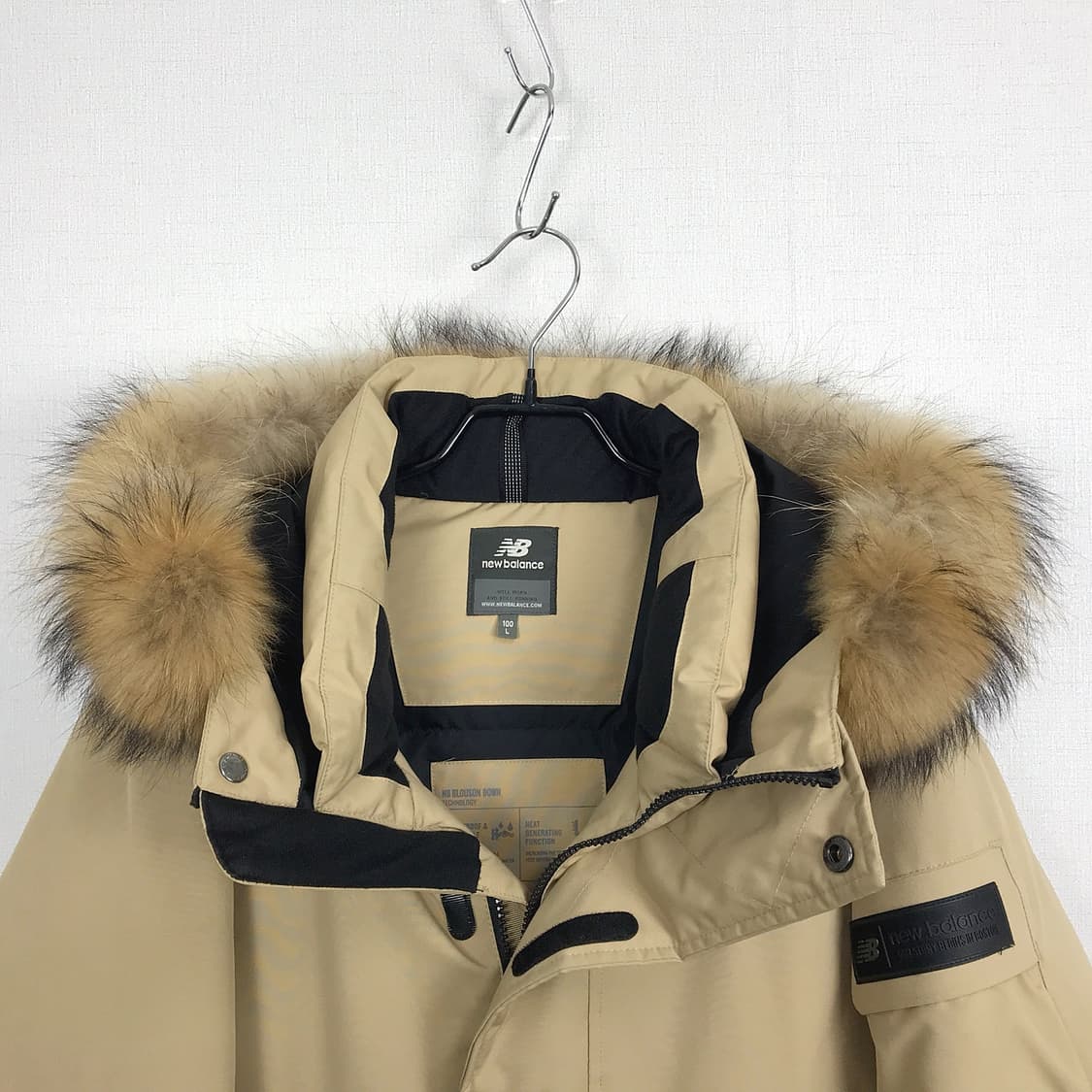 뉴발란스 패트롤 숏패딩 점퍼 남성L (100) 상품이미지3