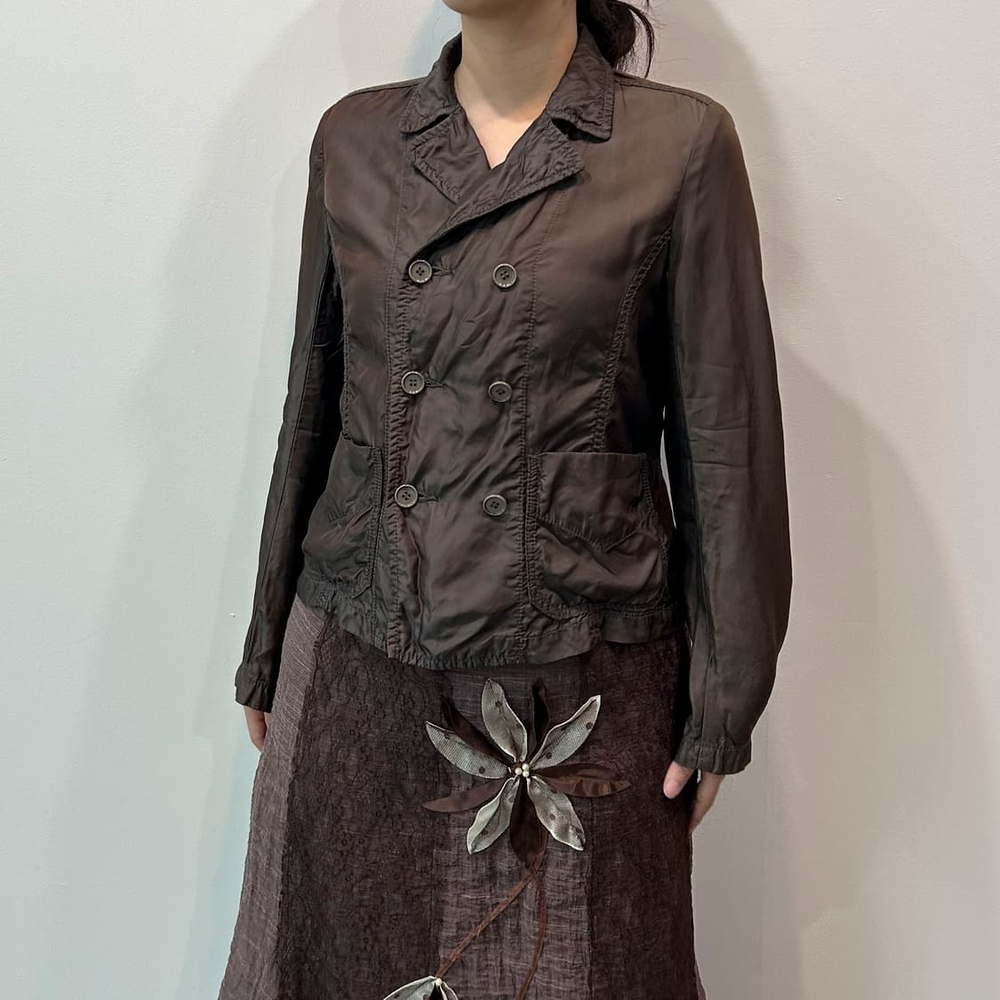 Comme des garcons tricot 브라운 자켓 상품이미지3