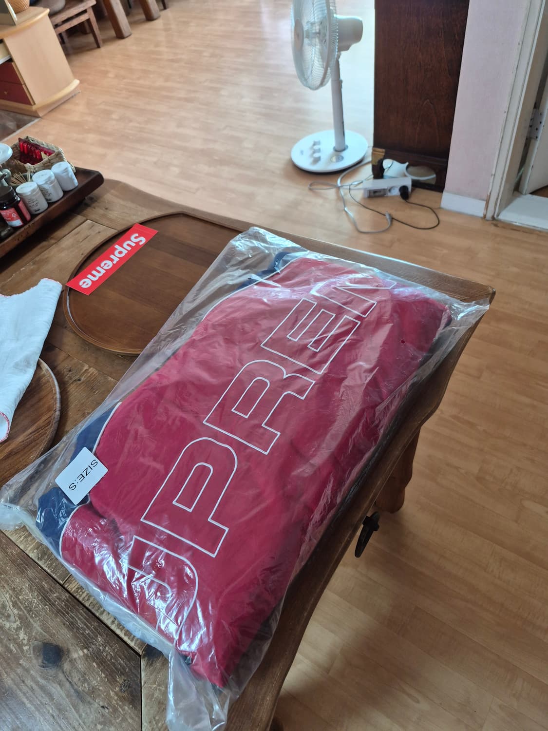 슈프림 포우 퍼 리버시블 후드 자켓 레드 상품이미지2