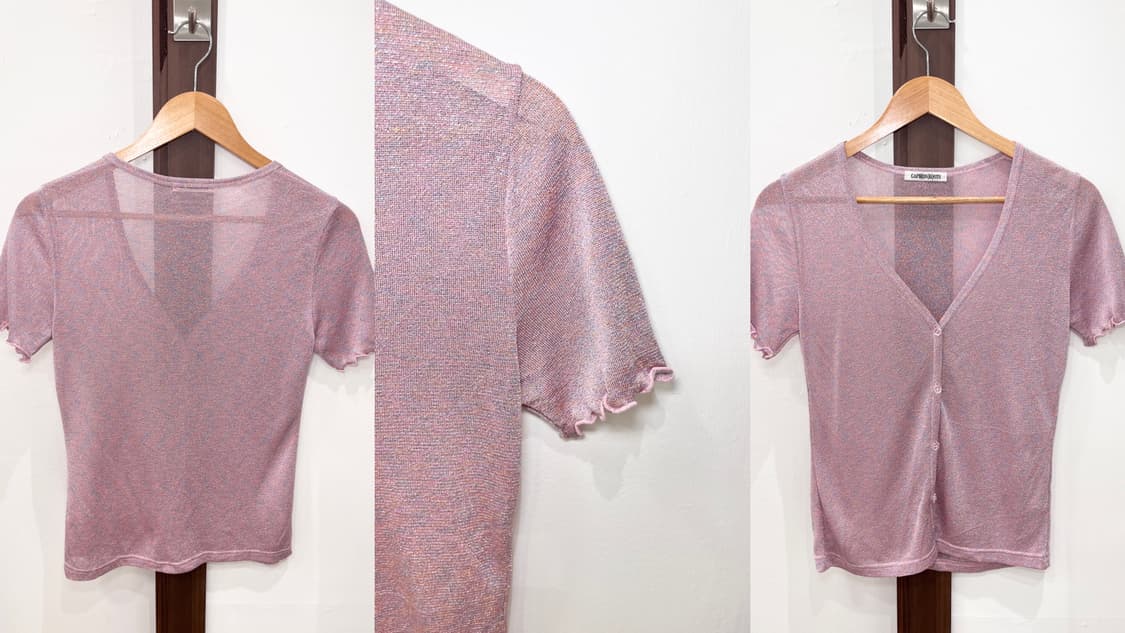 pink glitter summer cardigan 상품이미지7