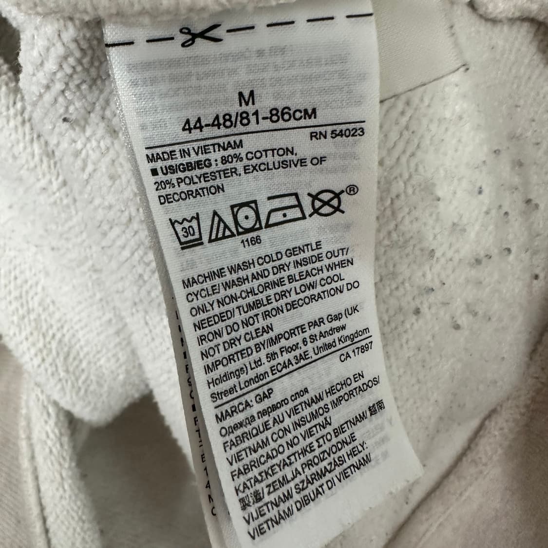 아미 Ami x 갭 하트 패치 맨투맨 오트밀 상품이미지5