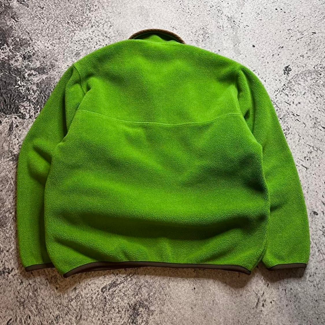 10s 파타고니아 신칠라 스냅-T 라임/브라운 니카라과 상품이미지3