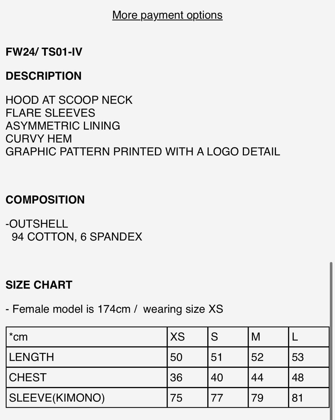 Mystery Circle Hooded XS 상품이미지5