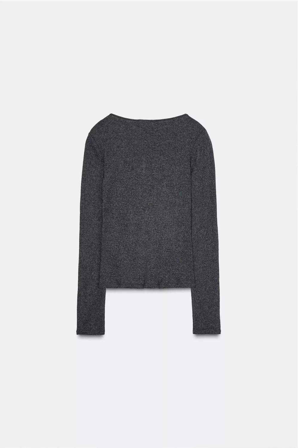 자라 레이스 콤비 탑 재킷 가디건 (먹색/S 사이즈) 상품이미지6