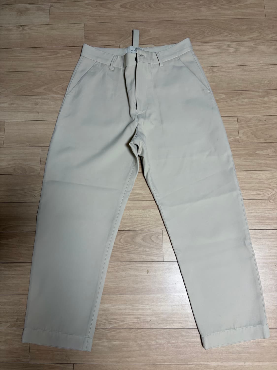 자라 x 스튜디오 니콜슨 트윌 팬츠 베이지 (31) 상품이미지4