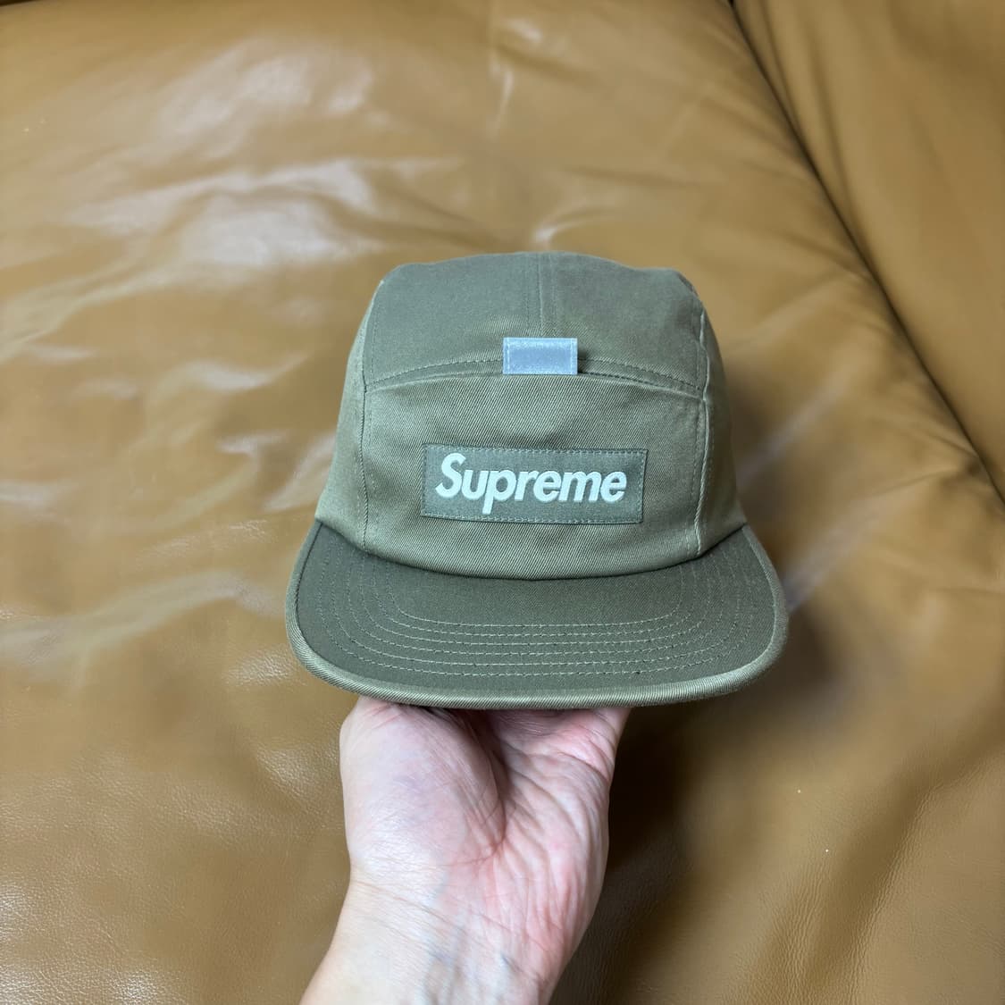 Supreme 슈프림 워시드 카키 캠프캡 모자 (Washed Khaki) 상품이미지2