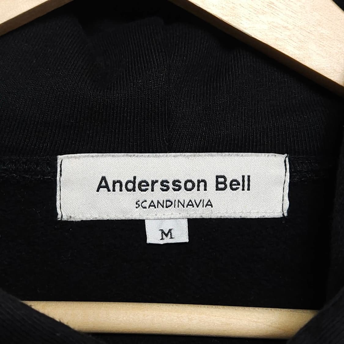 남녀공용M)Andersson Bell 앤더슨벨 스웻 후드티 블랙 상품이미지5