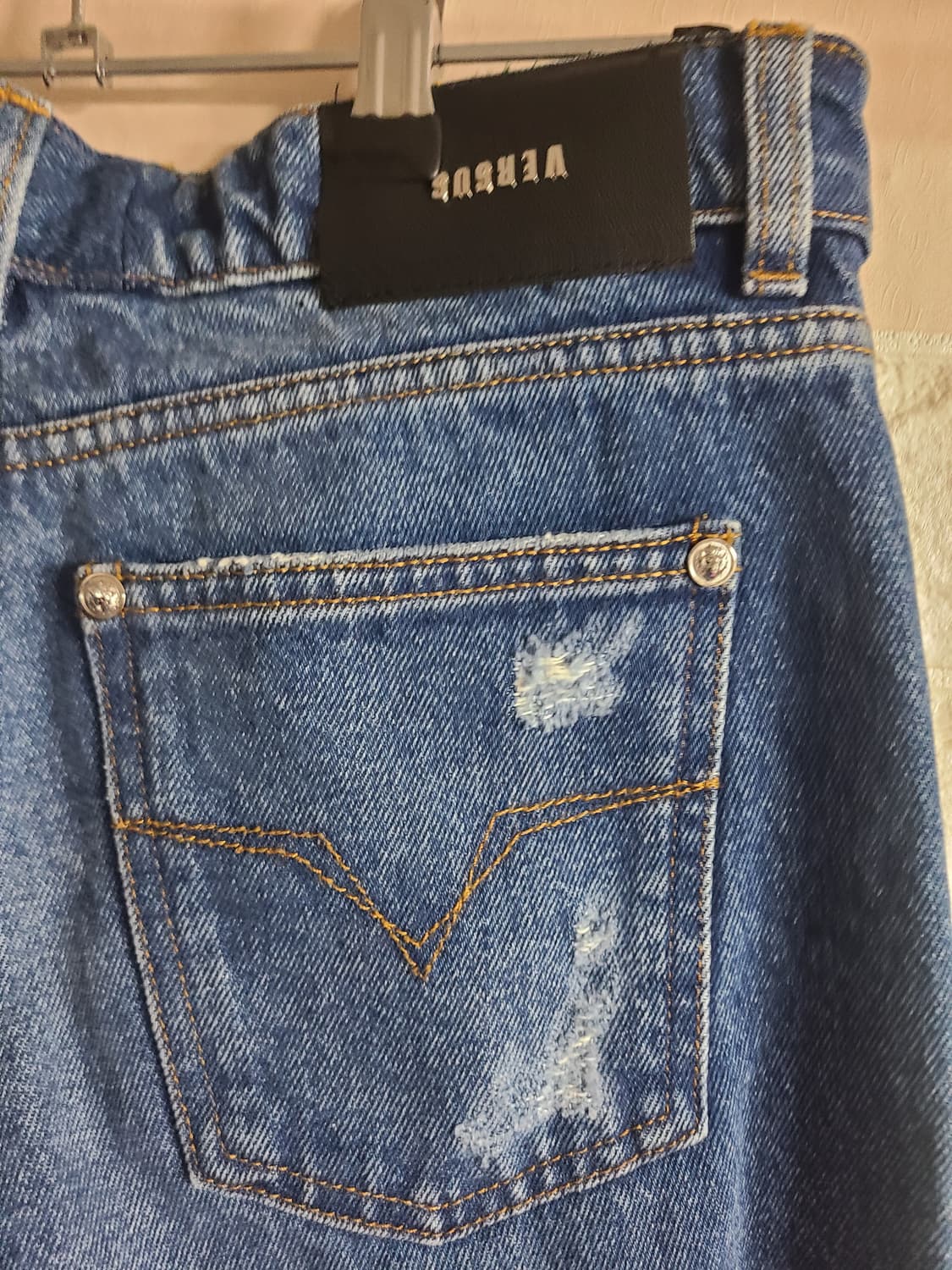 베르사체 베르수스 사자 버튼 데님 상품이미지8