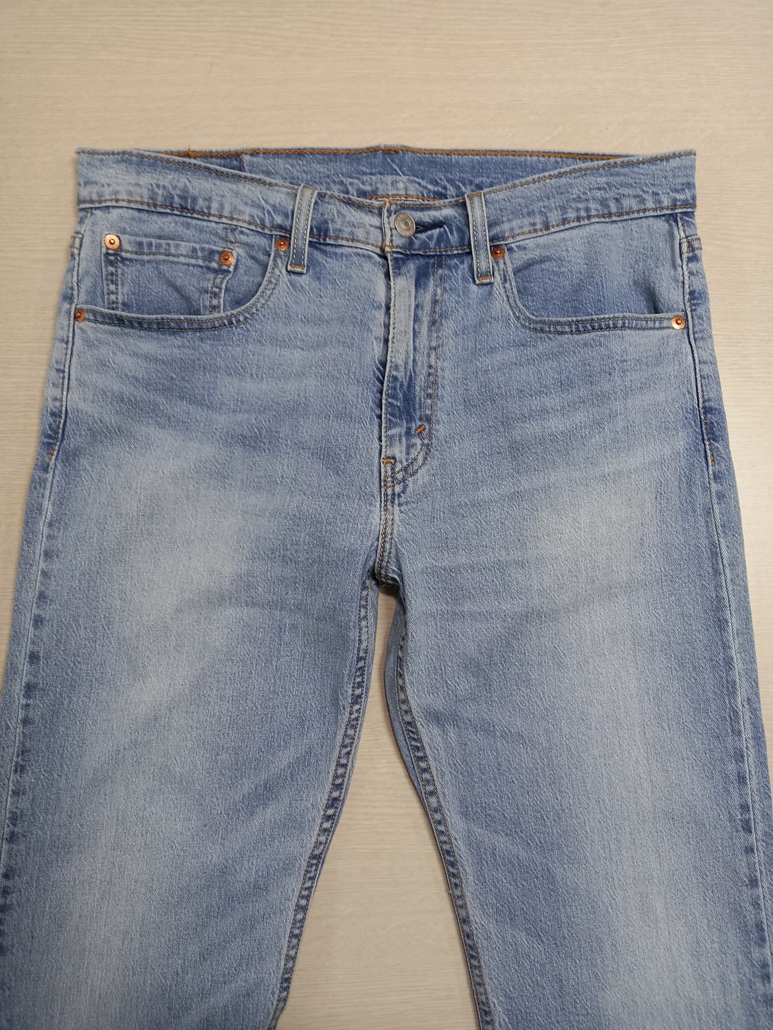 32 리바이스502 워싱 스판 슬림일자 연청 32-390 상품이미지3