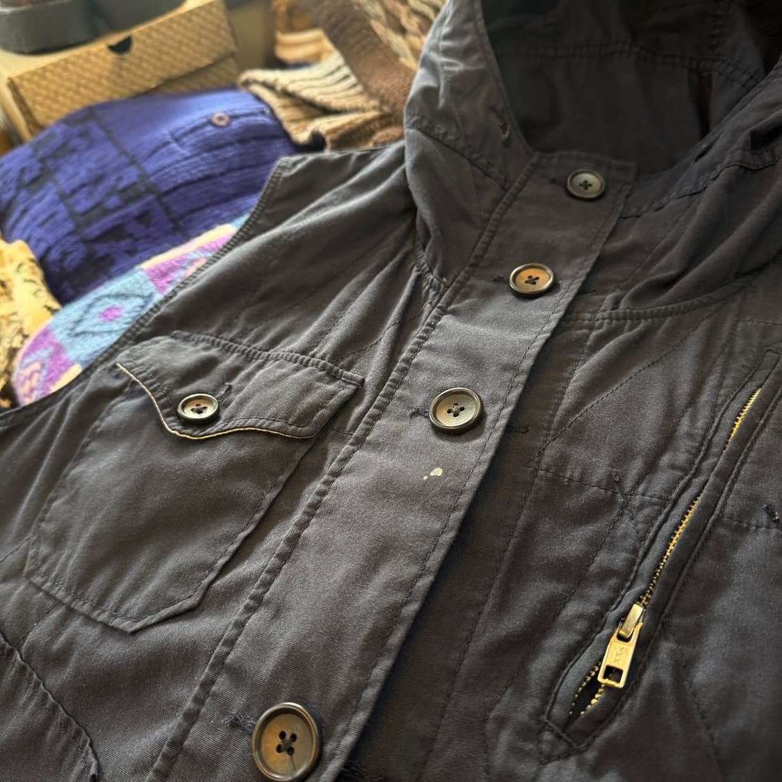 엔지니어드 가먼츠 엔가 다크 네이비 필드 베스트 상품이미지4