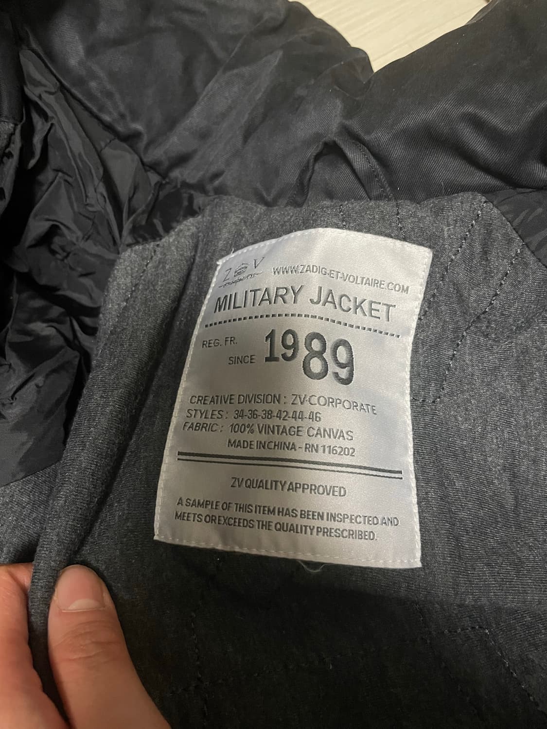 쟈딕앤볼테르 덕다운 블랙 파카 패딩 상품이미지6