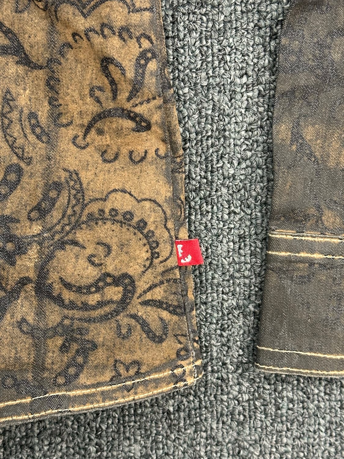 M)Lois 빈티지 패턴 여성 데님 자켓 상품이미지7