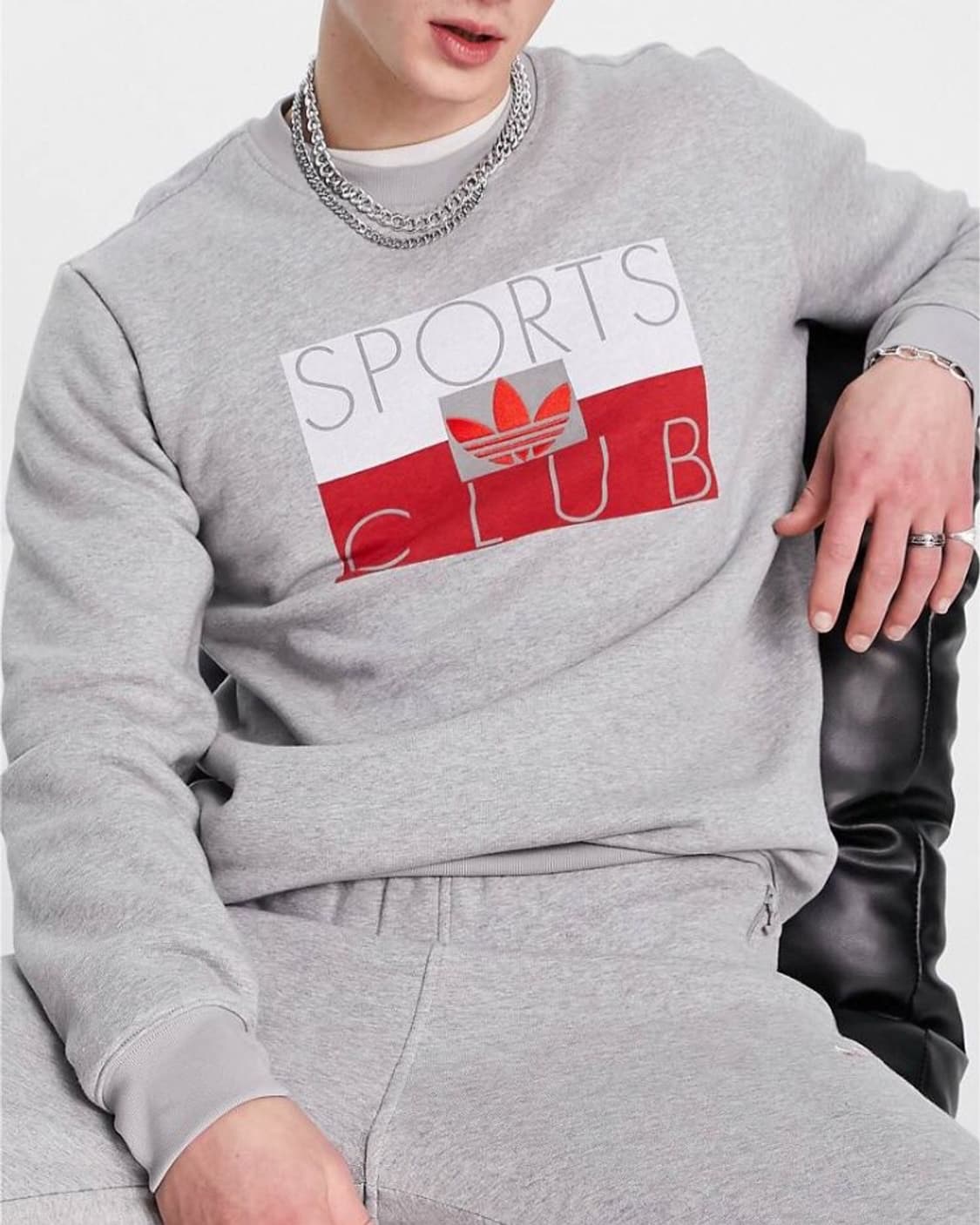 (새상품) adidas 아디다스 영국 한정판 로고 패치 맨투맨 100 1 상품이미지4