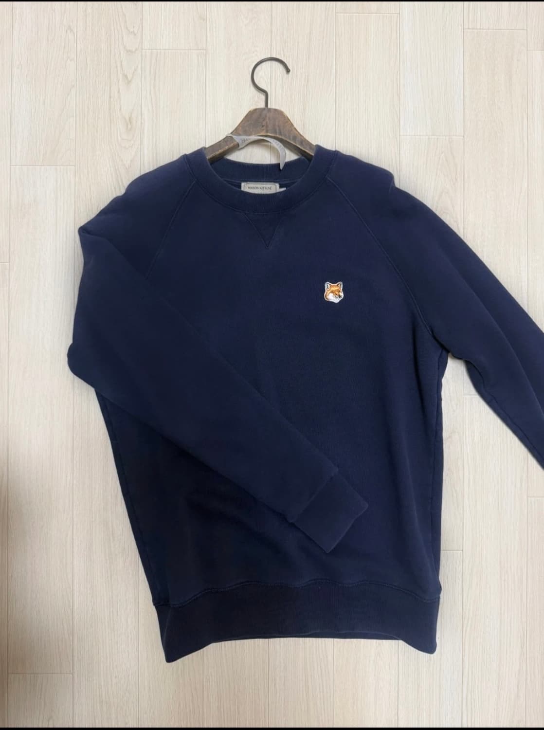 메종키츠네 21SS 폭스 헤드 패치 맨투맨 네이비 S 상품이미지1