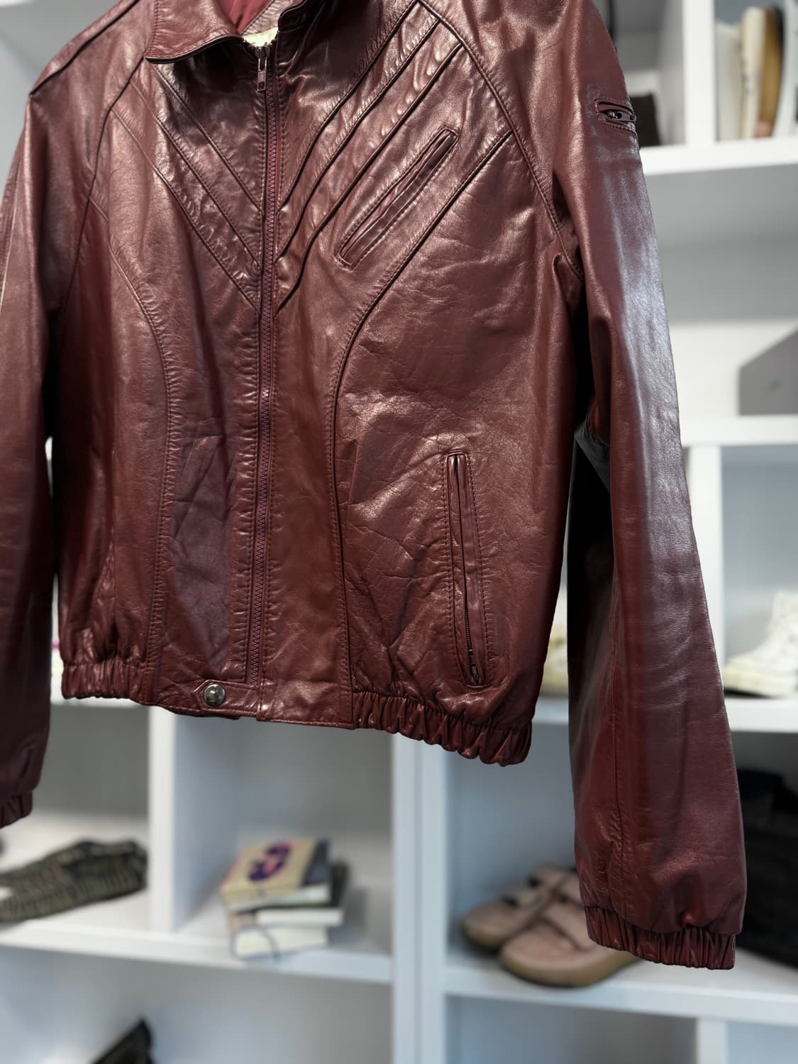 80s bermans 레더 자켓 상품이미지4