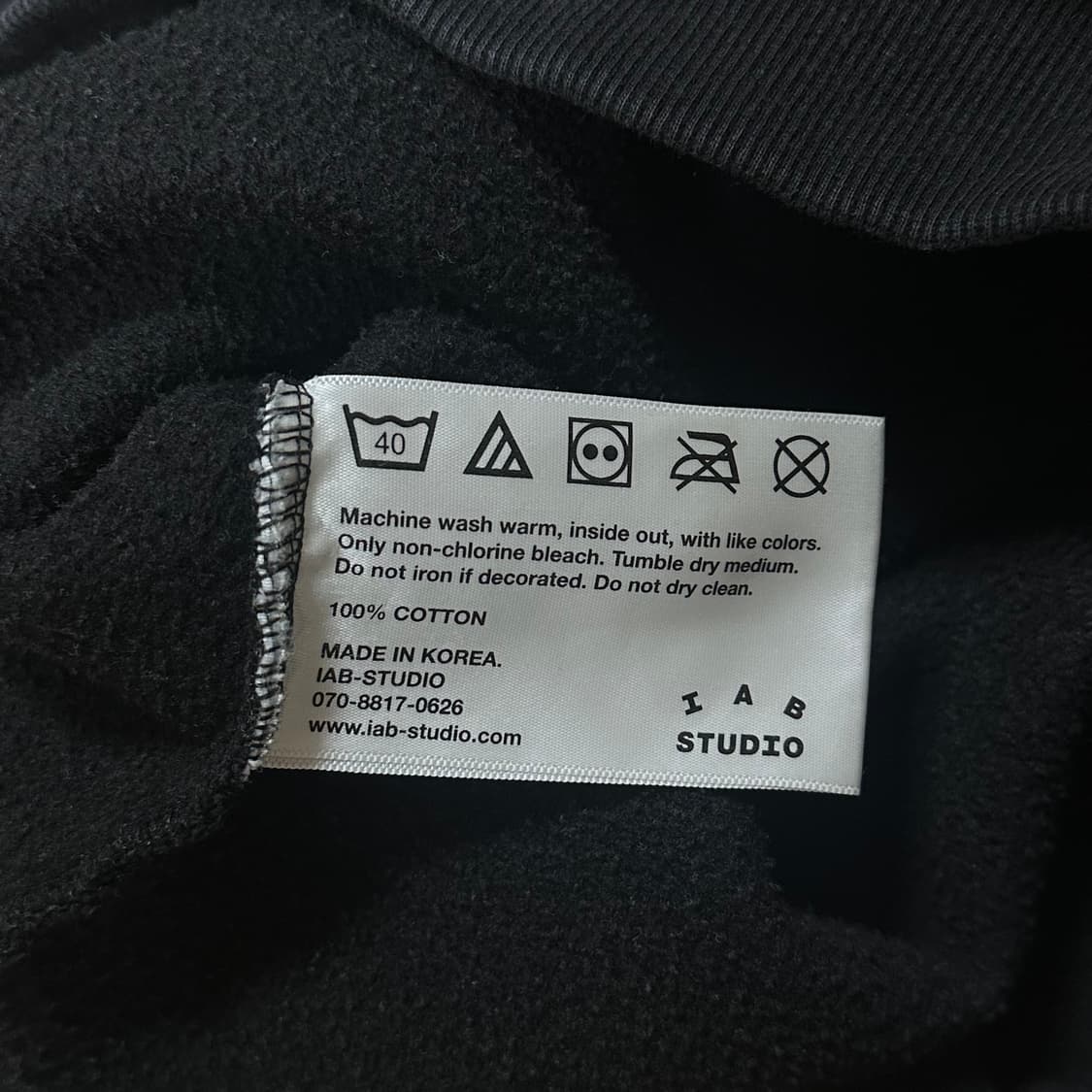 아이앱 스튜디오 후드 블랙 L 상품이미지4