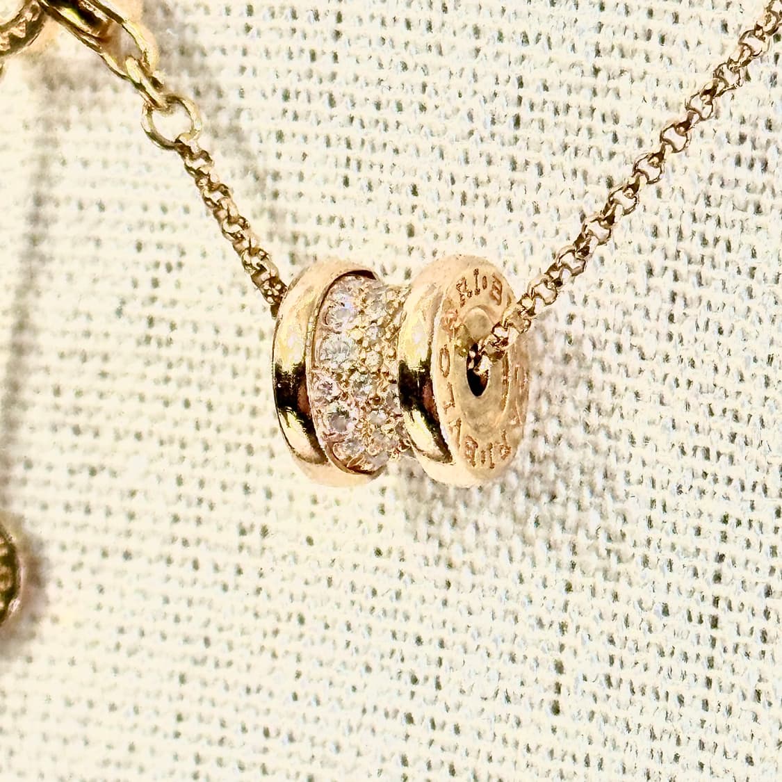 불가리 다이아 비제로원 18K 골드 목걸이 상품이미지4