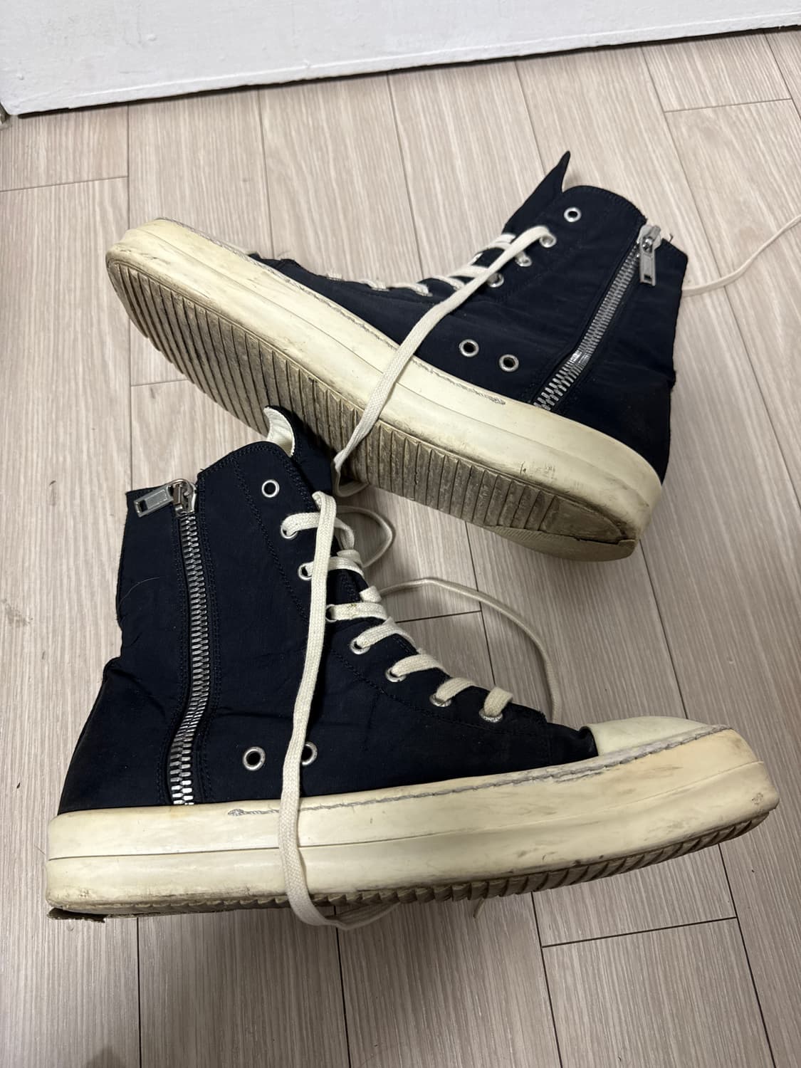 릭오웬스 다크쉐도우 레이스업 하이탑 상품이미지2