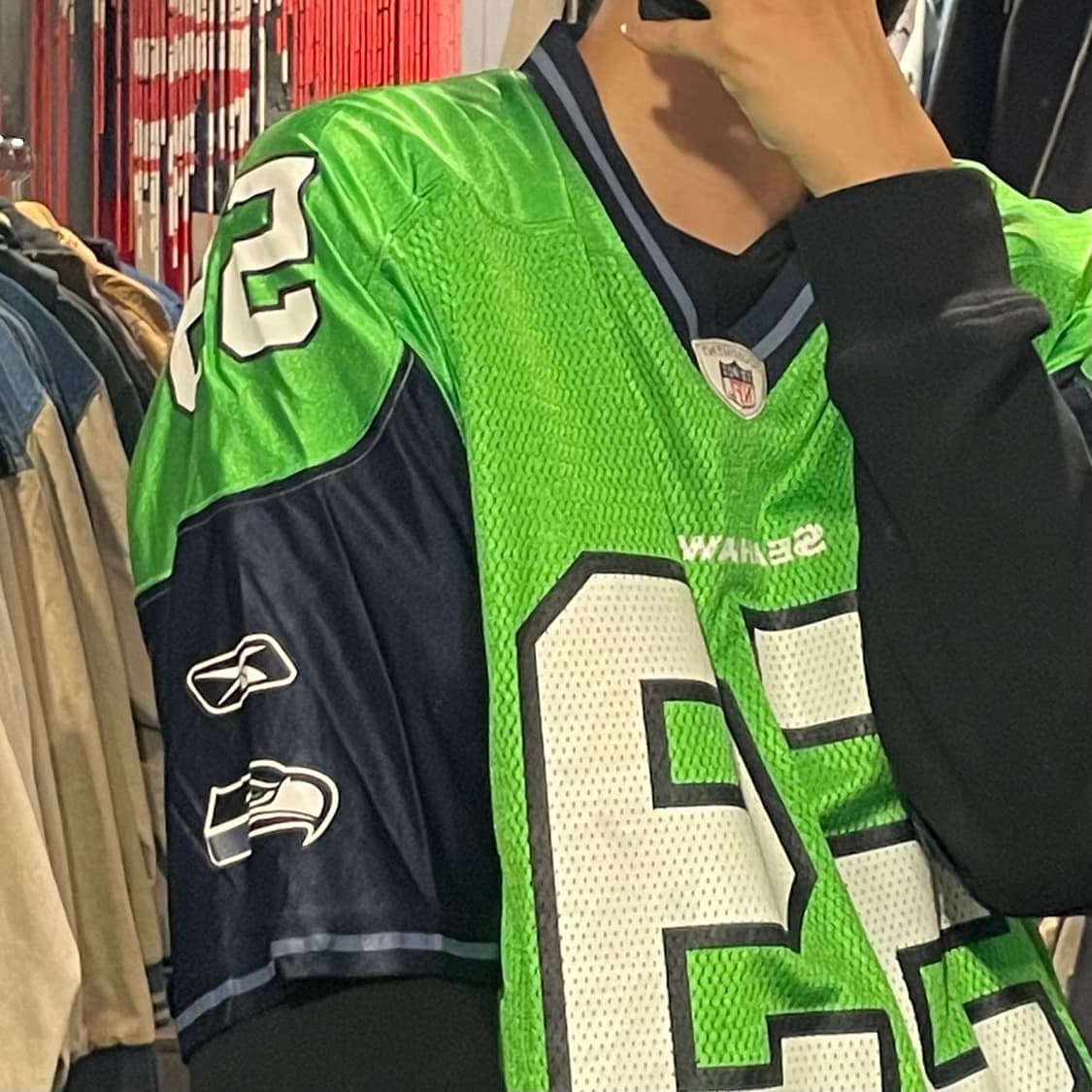 [IM]NFL X Reebok 그린 SEAHAWKS No.59 CURRY 상품이미지5