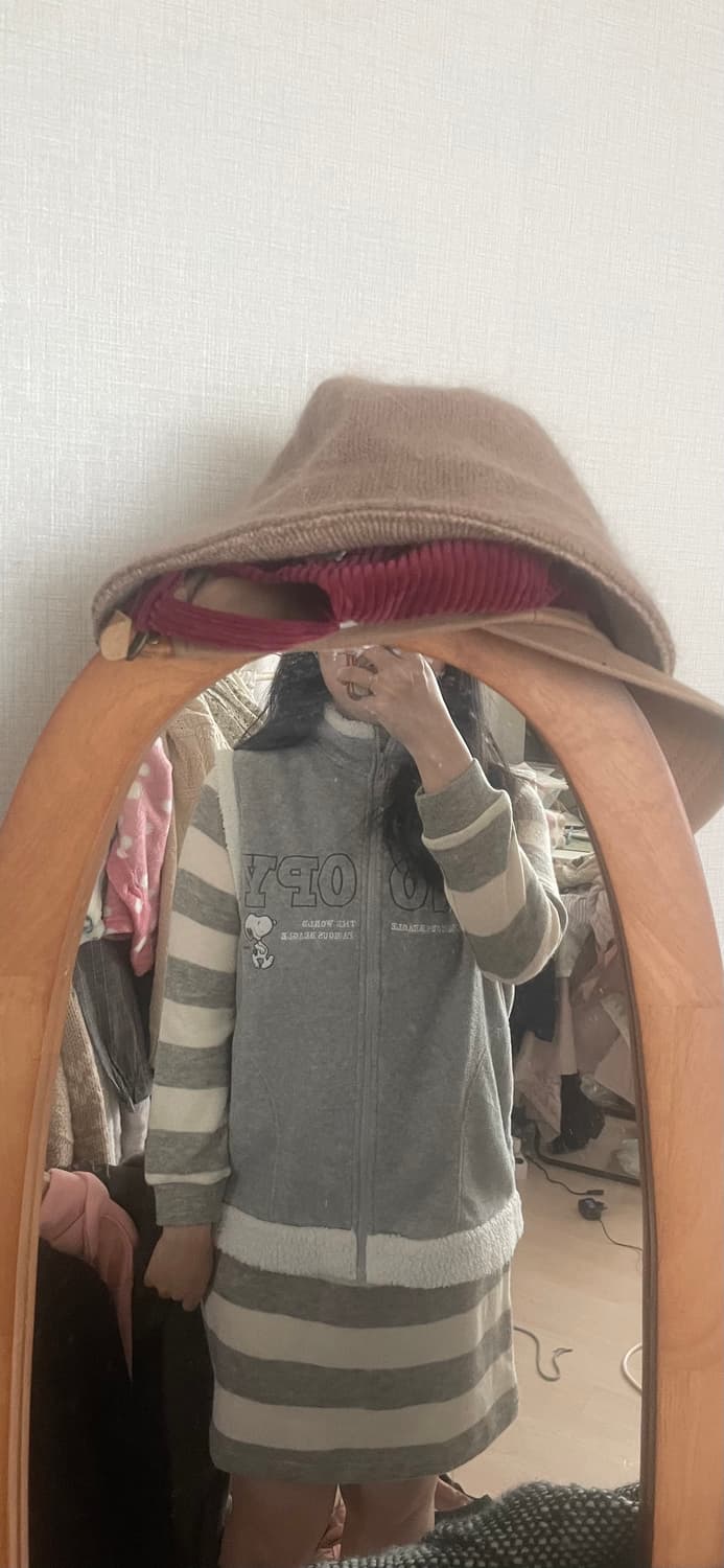 모리걸 빈티지 스누피 조끼 원피스 set 🤍🩶🐾 상품이미지7