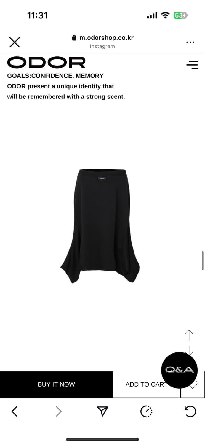 오도어 it girl tee skirt 상품이미지2