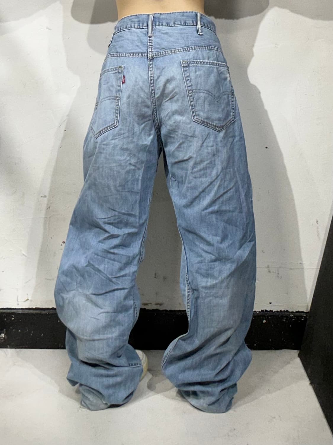 리바이스 569 와이드 연청 데님 청바지 워크 팬츠 상품이미지3