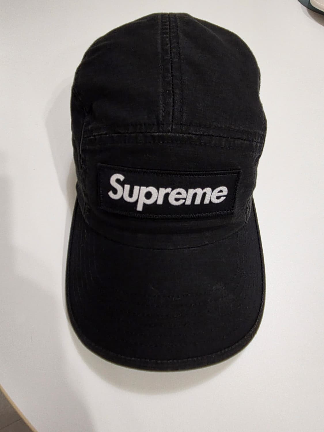 슈프림 밀리터리 캠프캡 블랙 - 22FW 상품이미지1