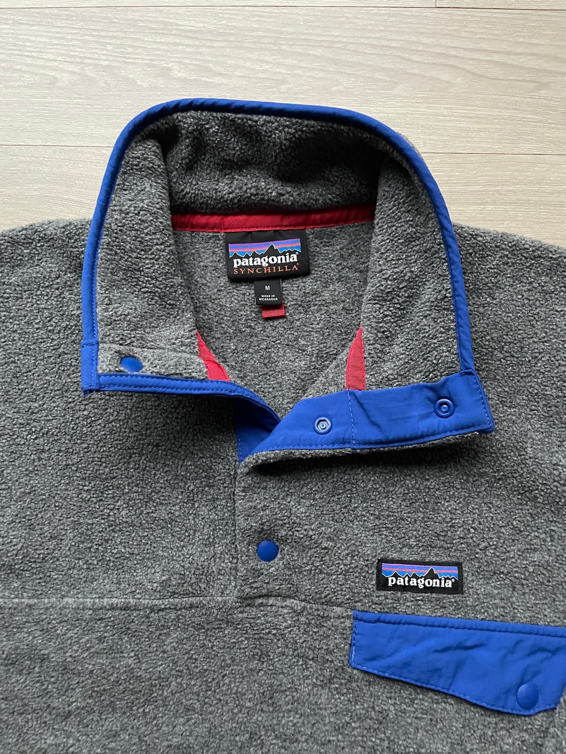 파타고니아 신칠라 니켈 블루 그레이 플리스 patagonia 상품이미지3