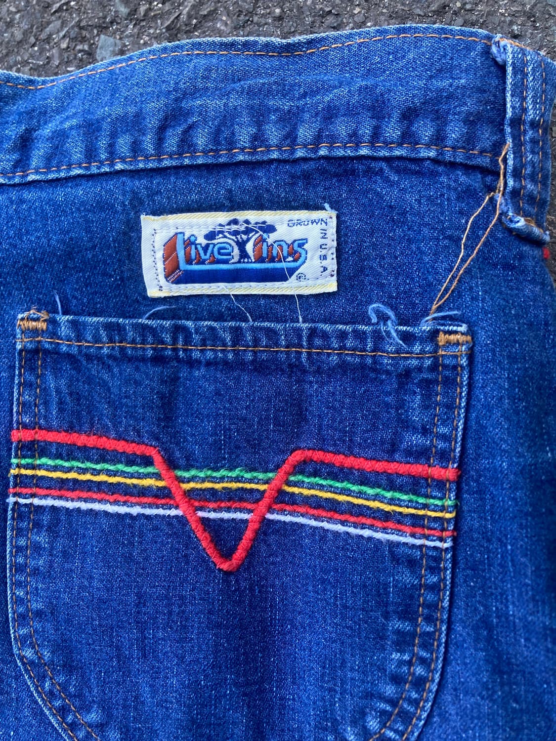 70s live ins boots cut pants 상품이미지4