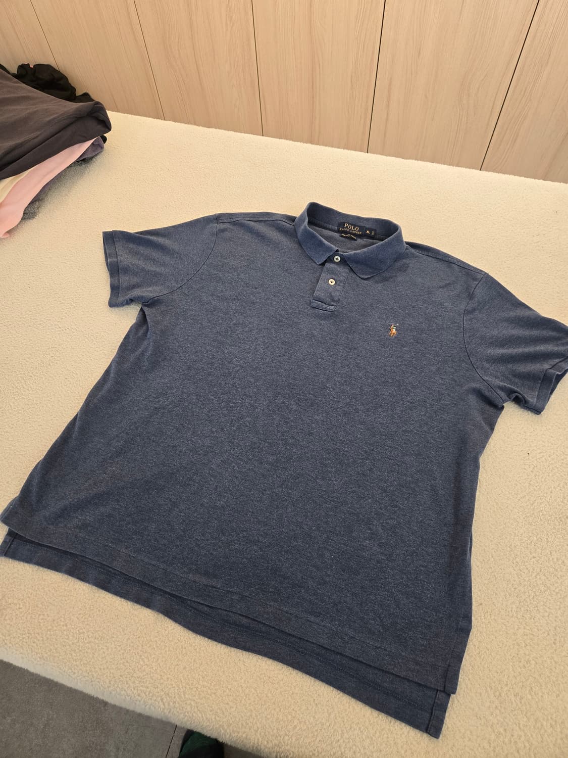 폴로 랄프로렌 네이비 반팔 카라티 XL (공용) 상품이미지1