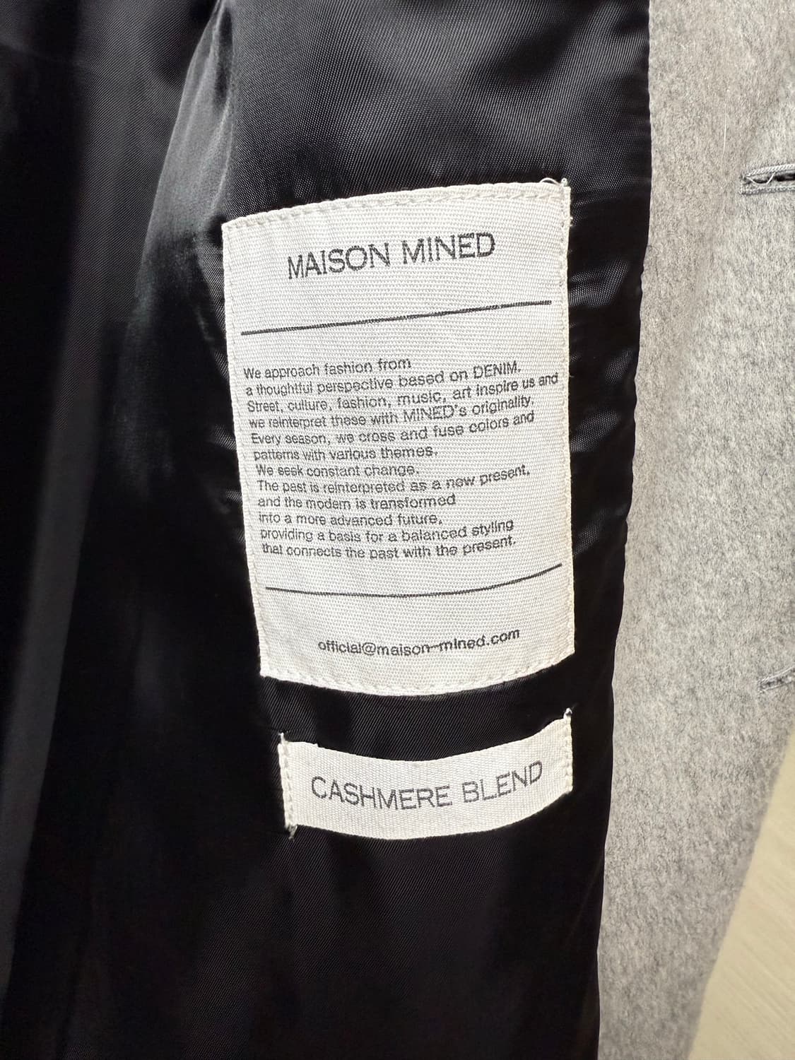 메종미네드/ 발마칸 코트 / L 상품이미지2