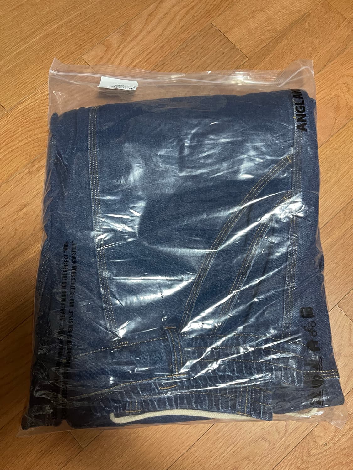 앵글런 Anglan 스프레드 패널 데님 워크 팬츠 상품이미지4