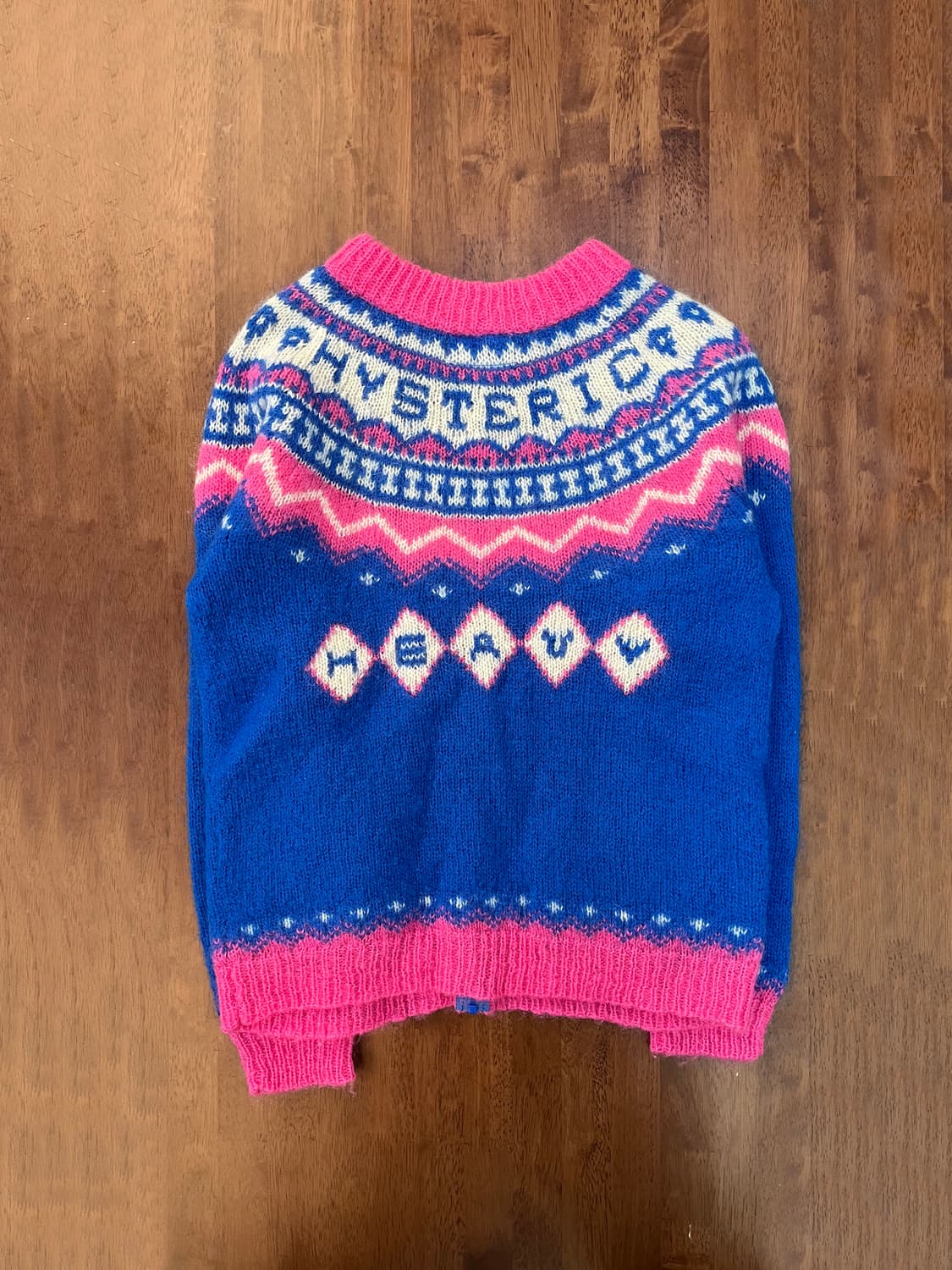 히스테릭 글래머 울 모헤어 니트 가디건 상품이미지2