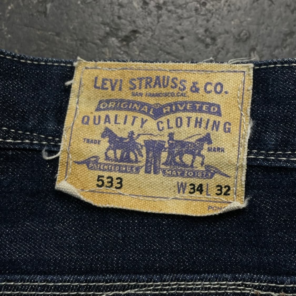 34 리바이스 533 테이퍼드 청바지 상품이미지6