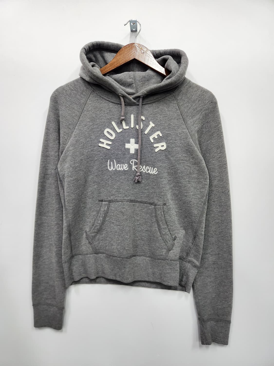 Hollister 그래이 로고 후드 상품이미지1