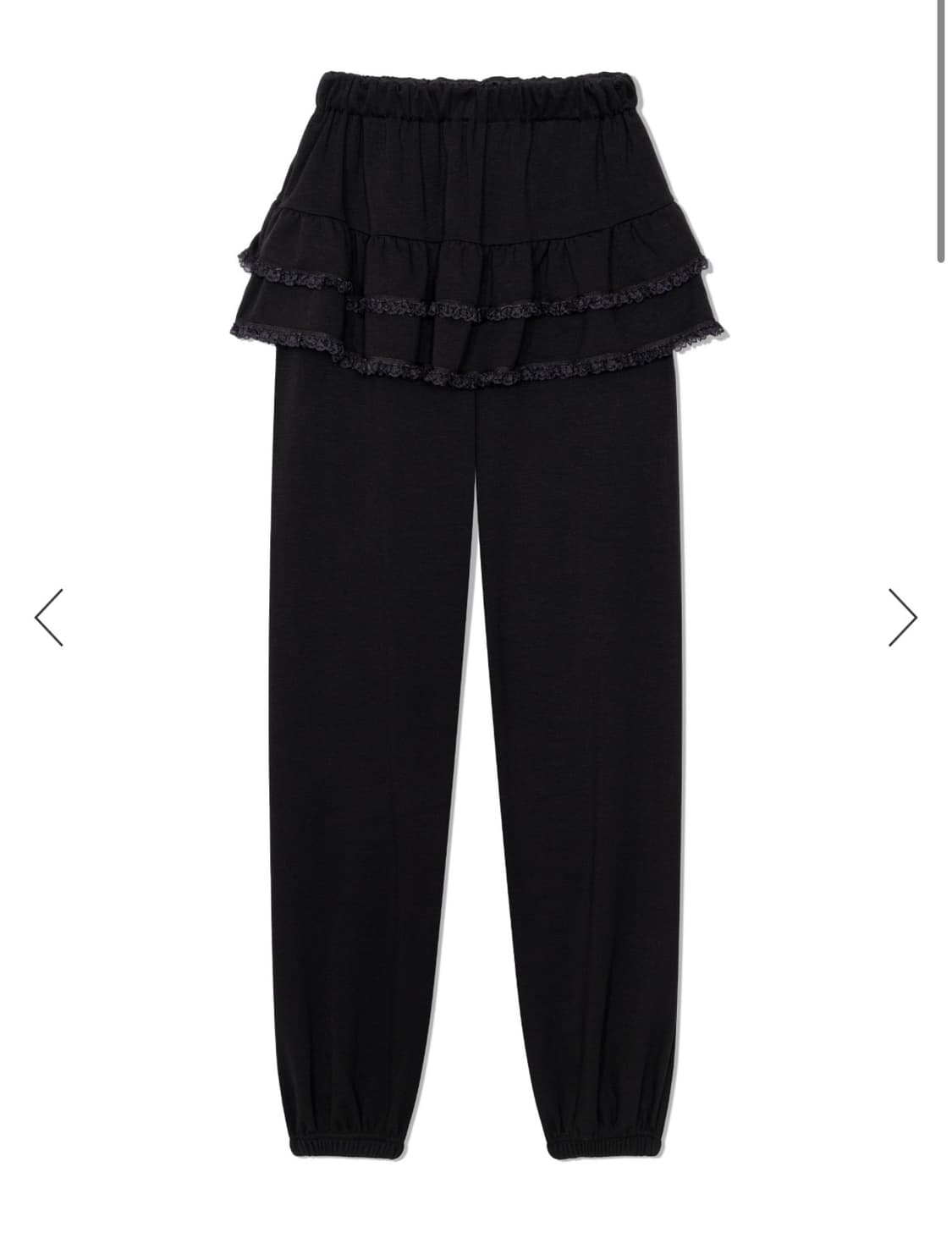 어글리쉐도우 LACE CANCAN PANTS(BLACK) 상품이미지1
