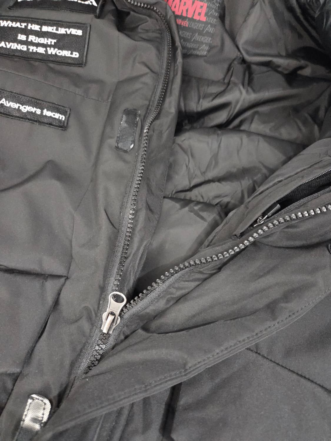 마블 캡틴 블랙 롱패딩_95 상품이미지7