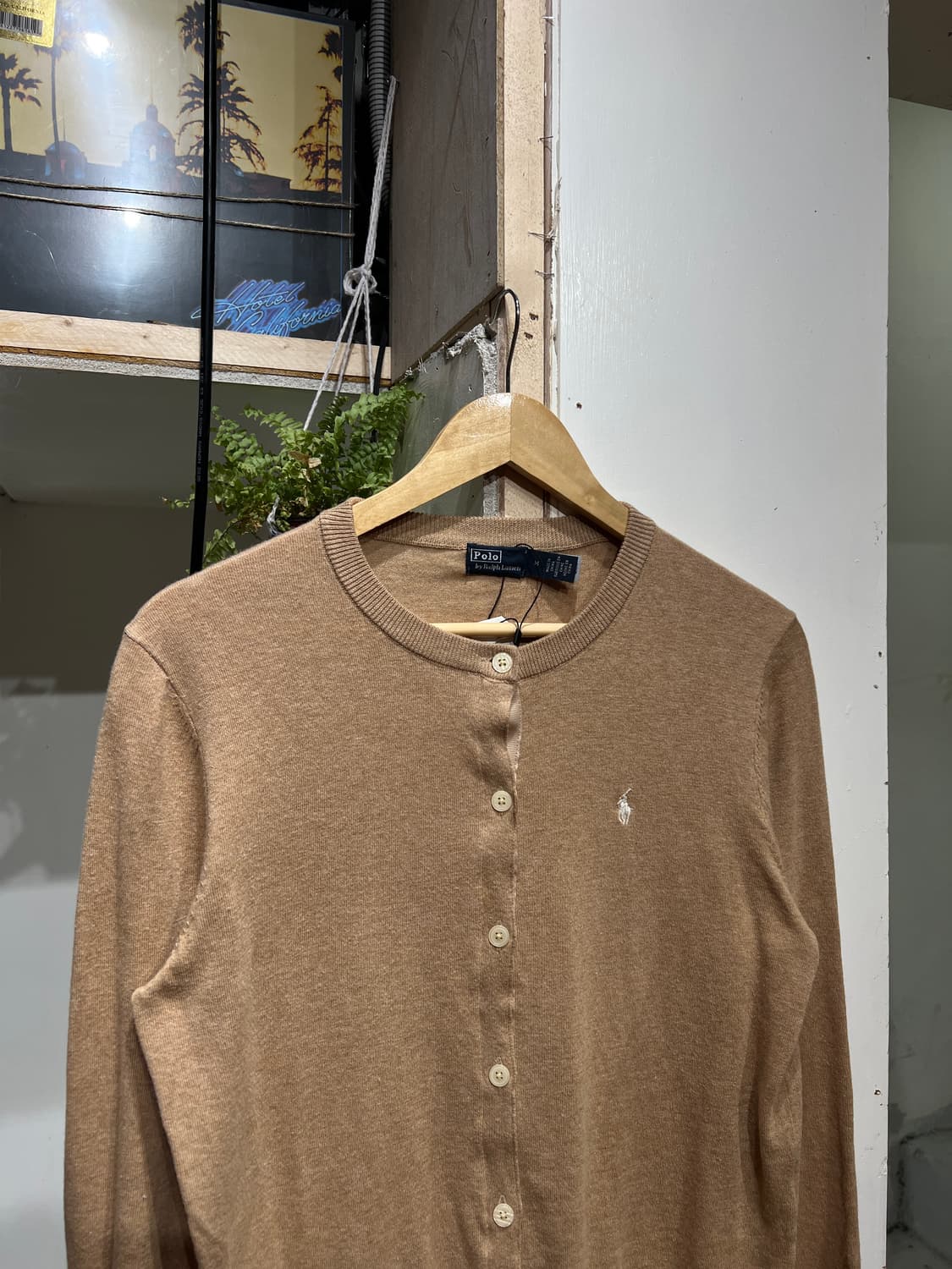 폴로 랄프로렌 신형 베이지 코튼 니트 상품이미지1