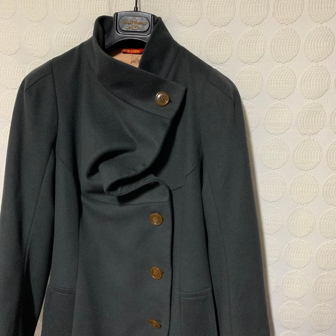 vivienne westwood 딥그린 울 코트 상품이미지4