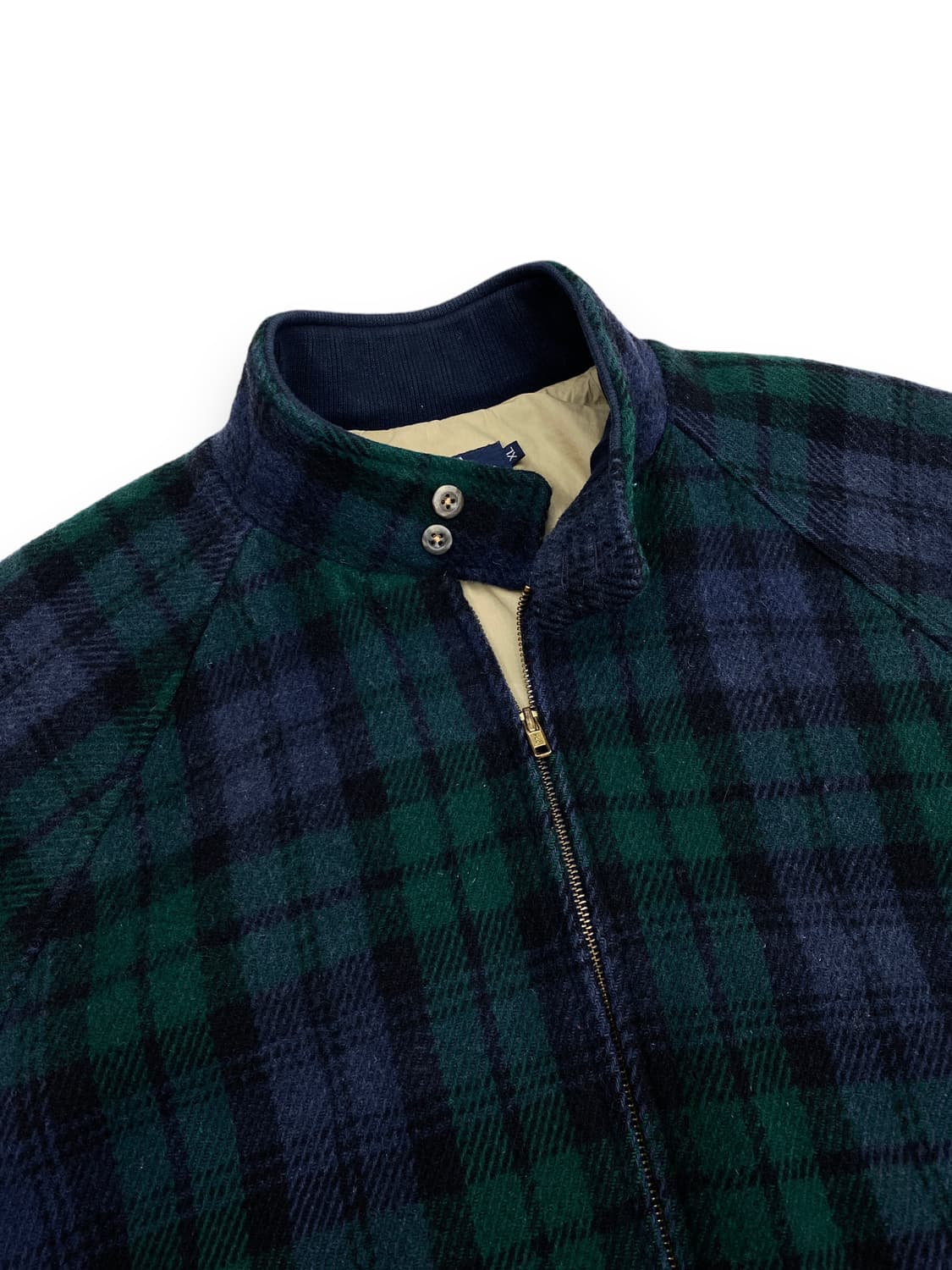 (110) 80s 폴로 블랙와치 울 헤링턴 자켓 상품이미지3