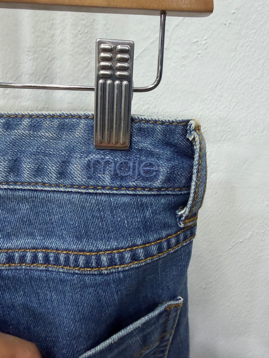 정품) maje 마쥬 데님 청바지 데미지진 1(26) 상품이미지5