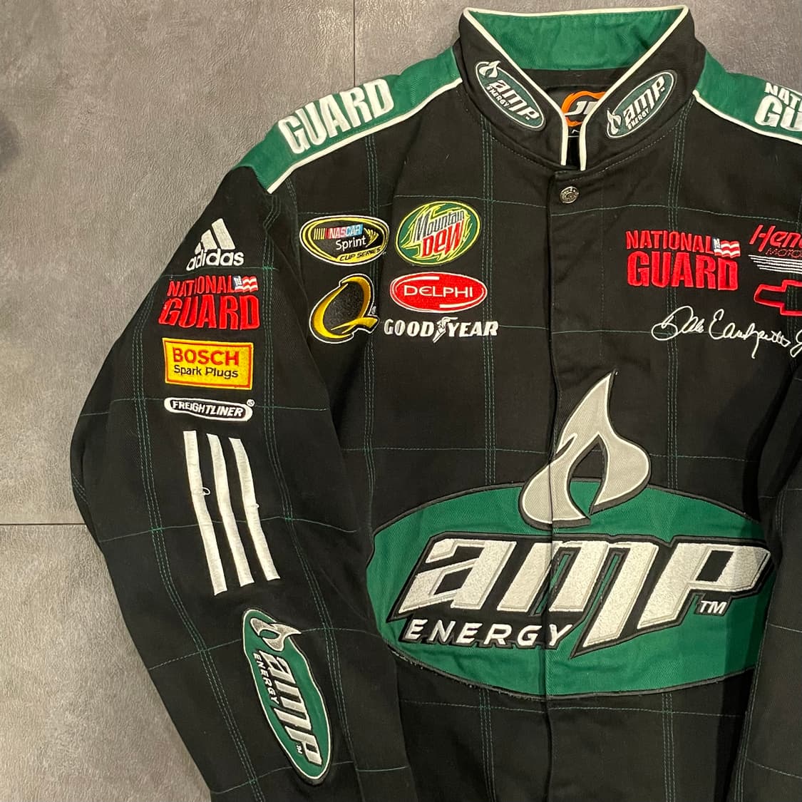 [IM] JH 제프해밀턴 AMP 블랙 코튼 레이싱자켓 DEADSTOCK 상품이미지7