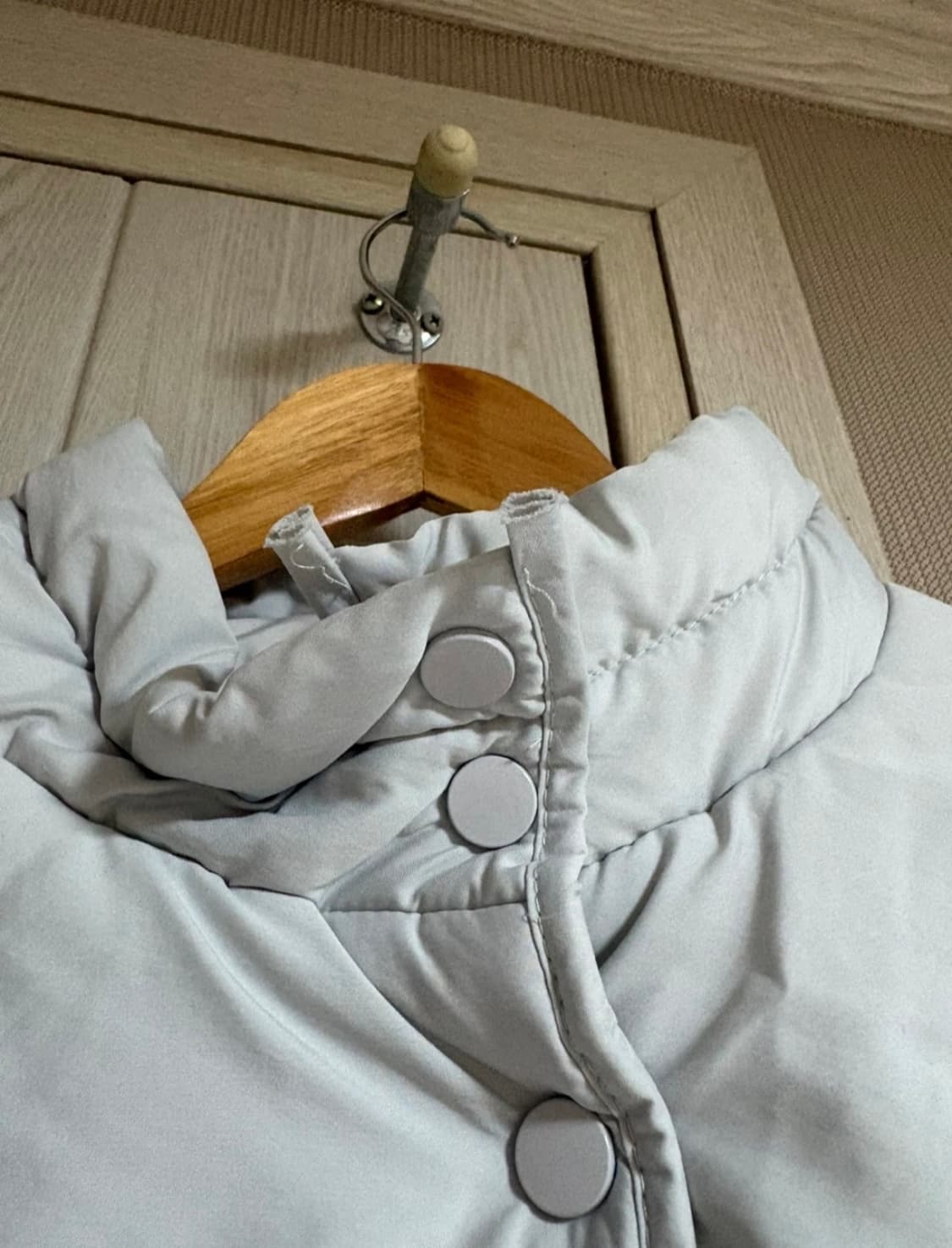 뽀글이 연하늘색 리버시블 자켓 상품이미지3