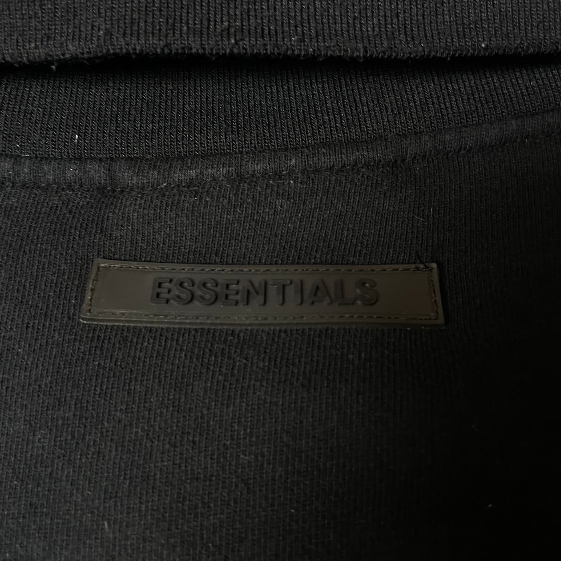 피어오브갓 에센셜 블랙 카라 맨투맨 상품이미지9