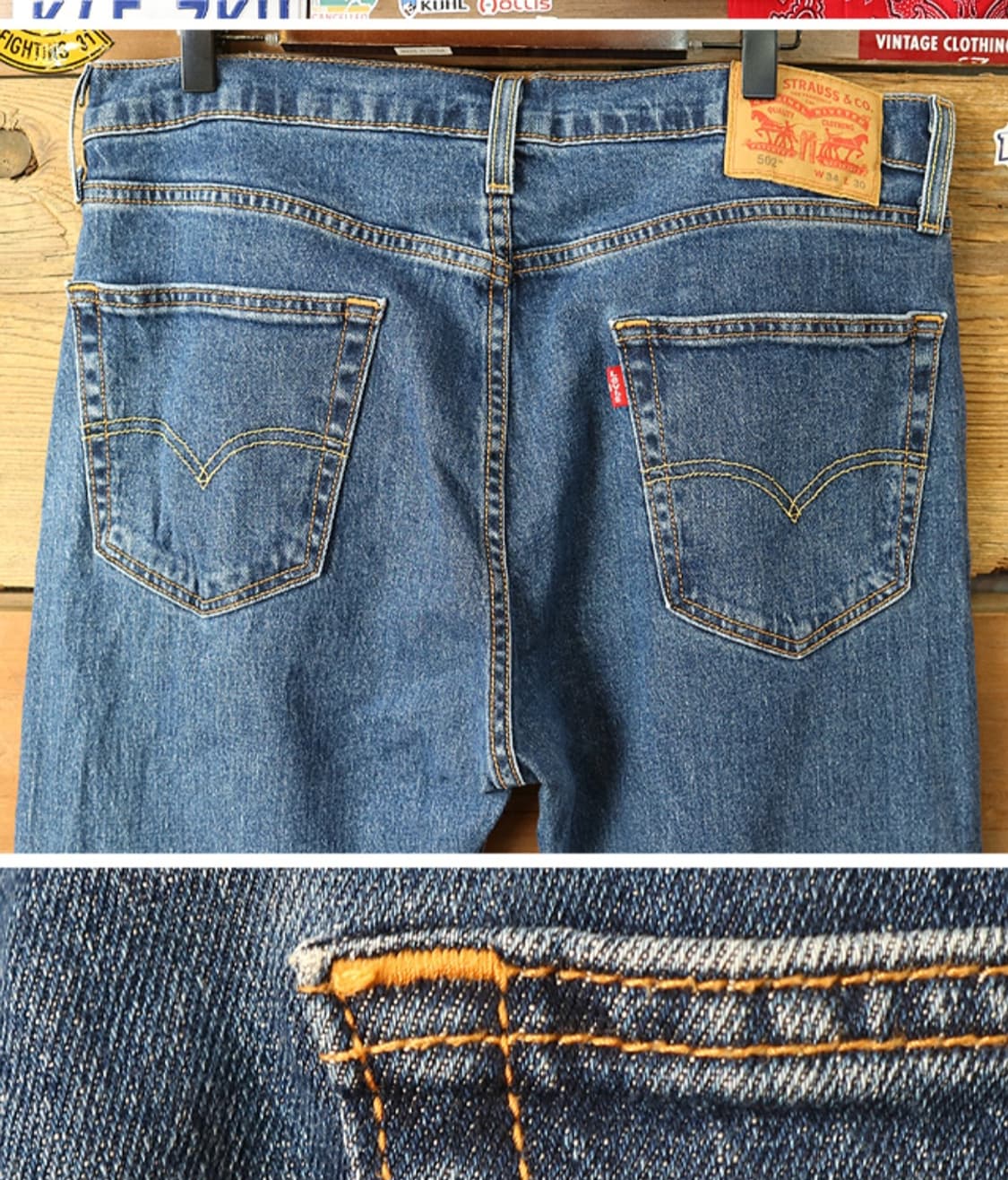 
LEVIS 리바이스 502 슬림핏 데님 33사이즈  상품이미지5