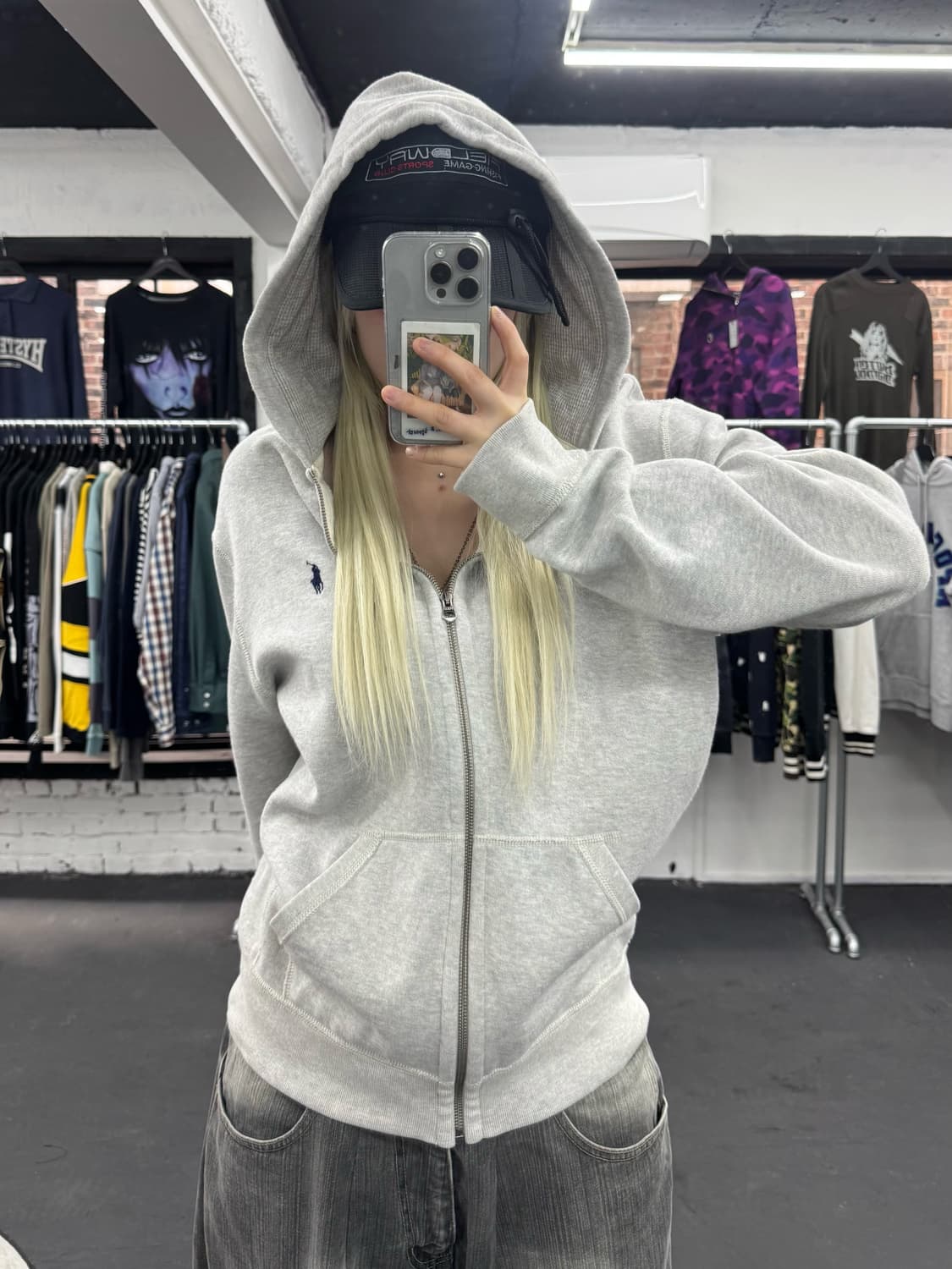 폴로 랄프로렌 써멀 후드집업 상품이미지2