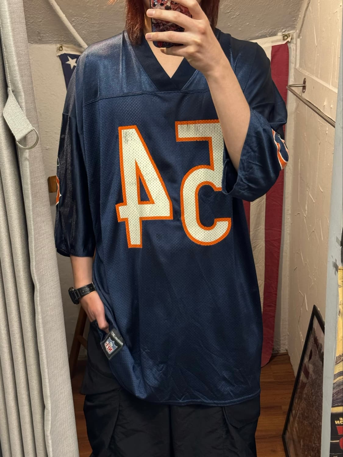 00s 리복 X NFL 시카고 베어스 레플리카 저지 네이비 상품이미지1