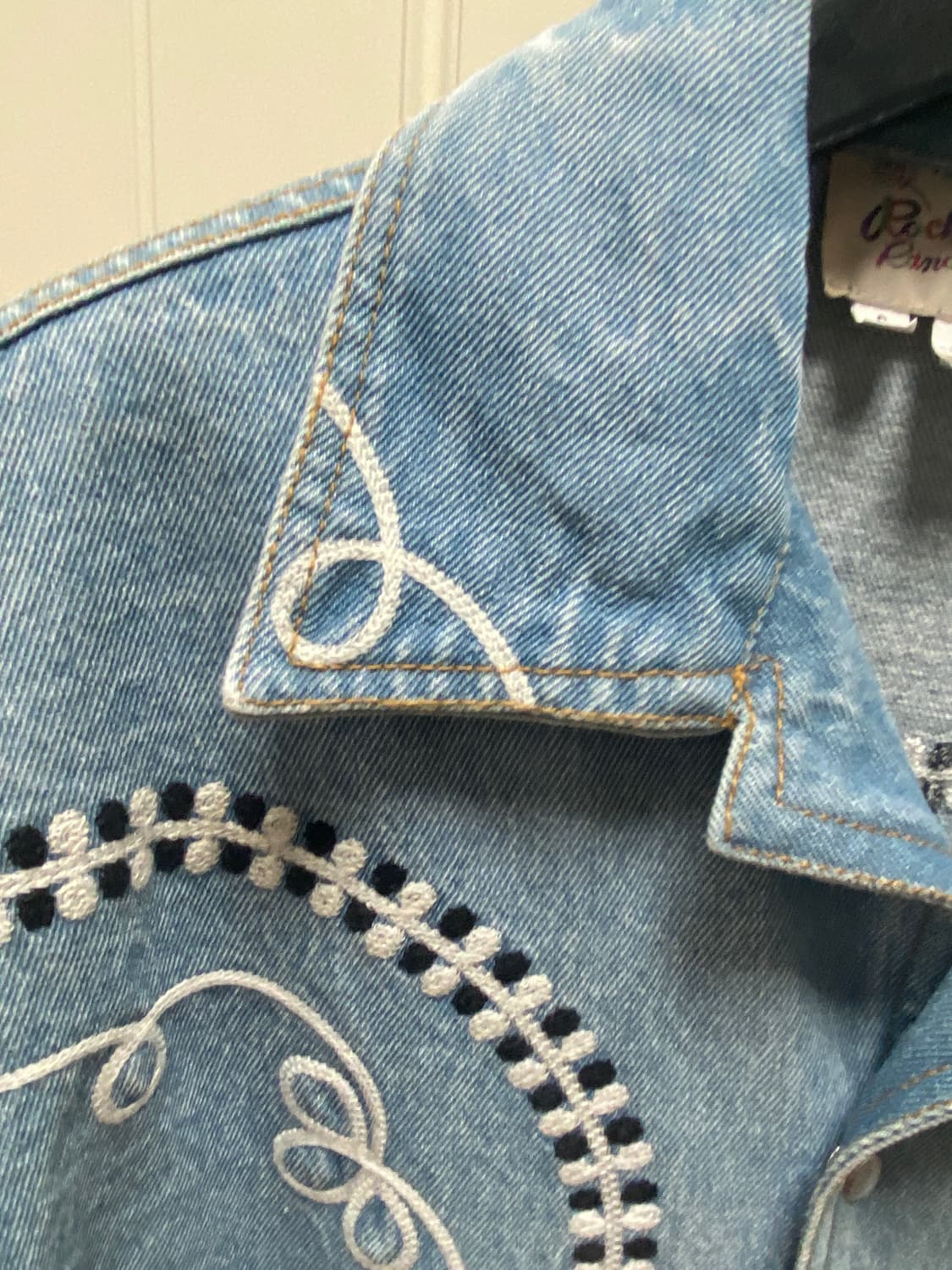 지드래곤(최근)볼레로 빈티지 데님자켓팔아요(구할수없는상품) 상품이미지6