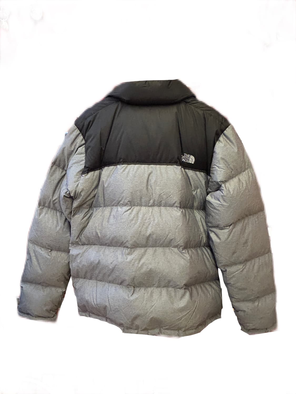 노스페이스 투톤 다운 패딩 블랙 그레이 상품이미지2